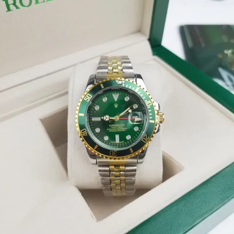 Rolex Submariner Two-Tone — 四针水鬼 五珠间金 绿水鬼
