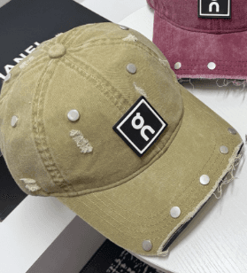 Rhude Distressed Cap R9 Logo Patch — 29