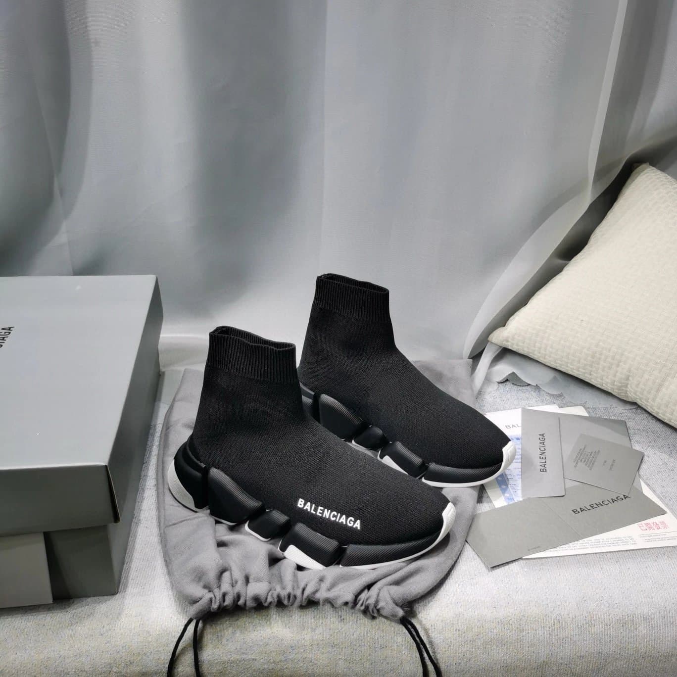 Balenciaga Speed Trainer Black Red — 12