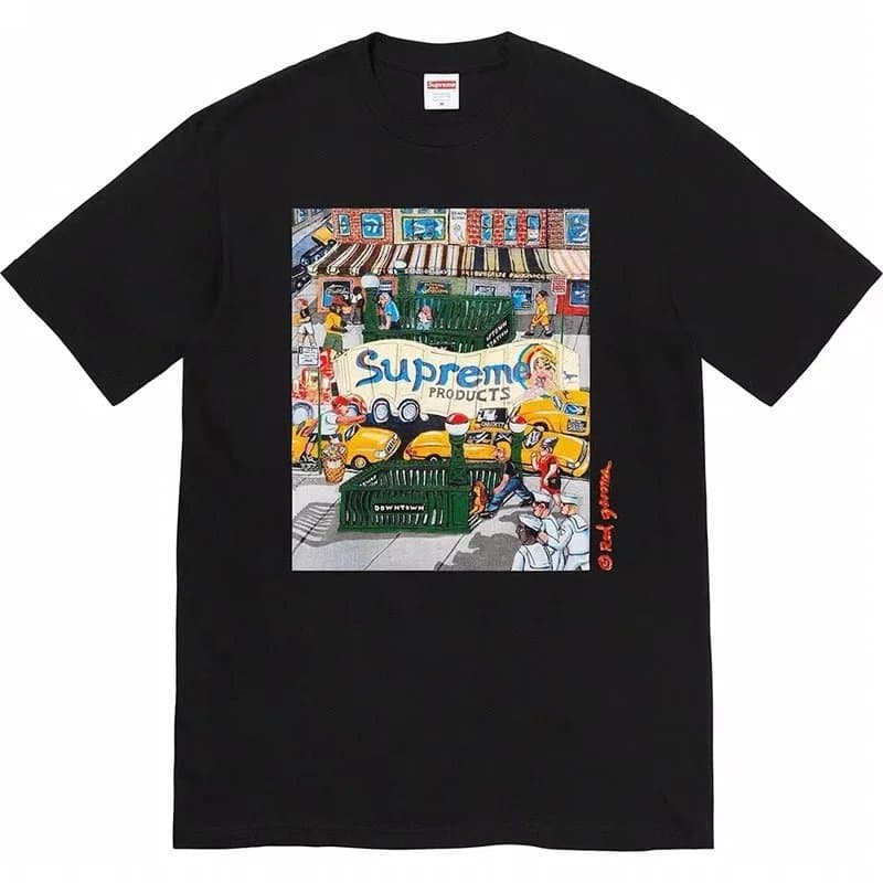 Supreme Box Logo Tee Script Logo — 22