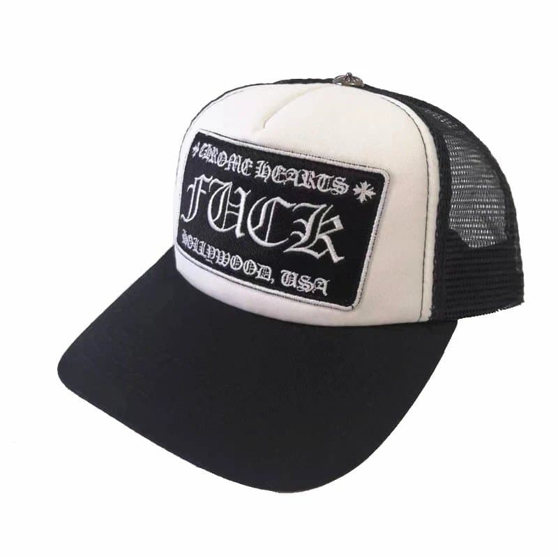 Chrome Hearts Trucker Cap FUCK Patch