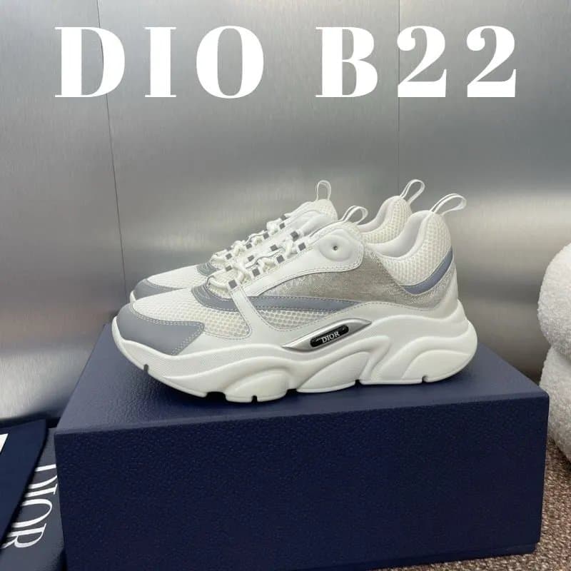 Dior B22 Sneaker White Grey