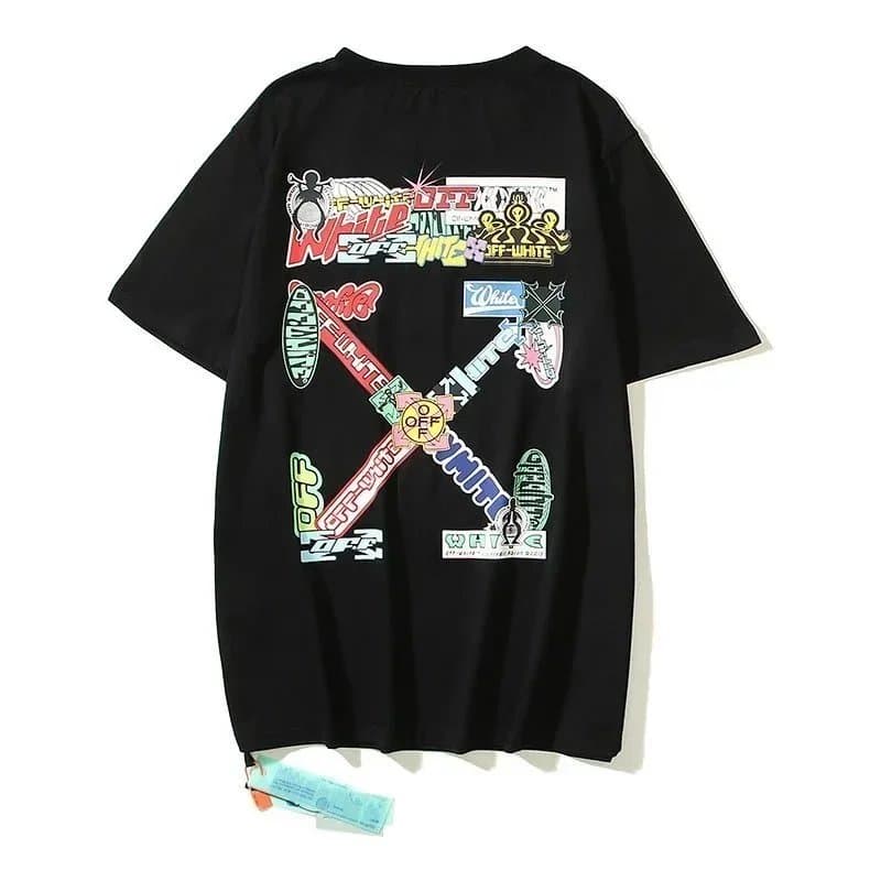Off-White Graphic T-Shirt Diagonal Arrow Print