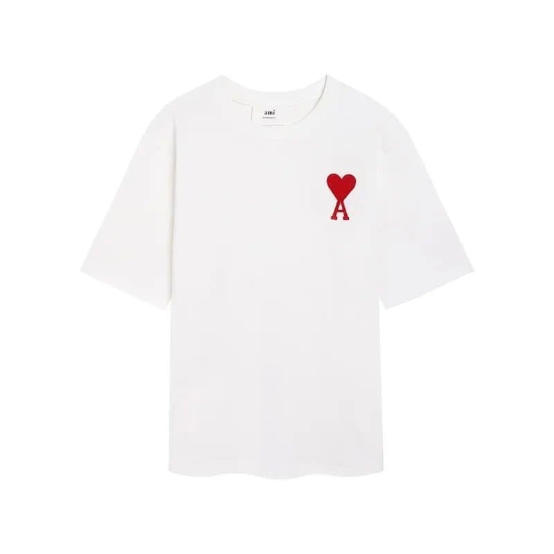 AMI Paris T-Shirt Solid — 37*Top quality