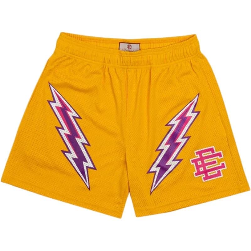 Fear of God Essentials Mesh Shorts Lightning Bolt