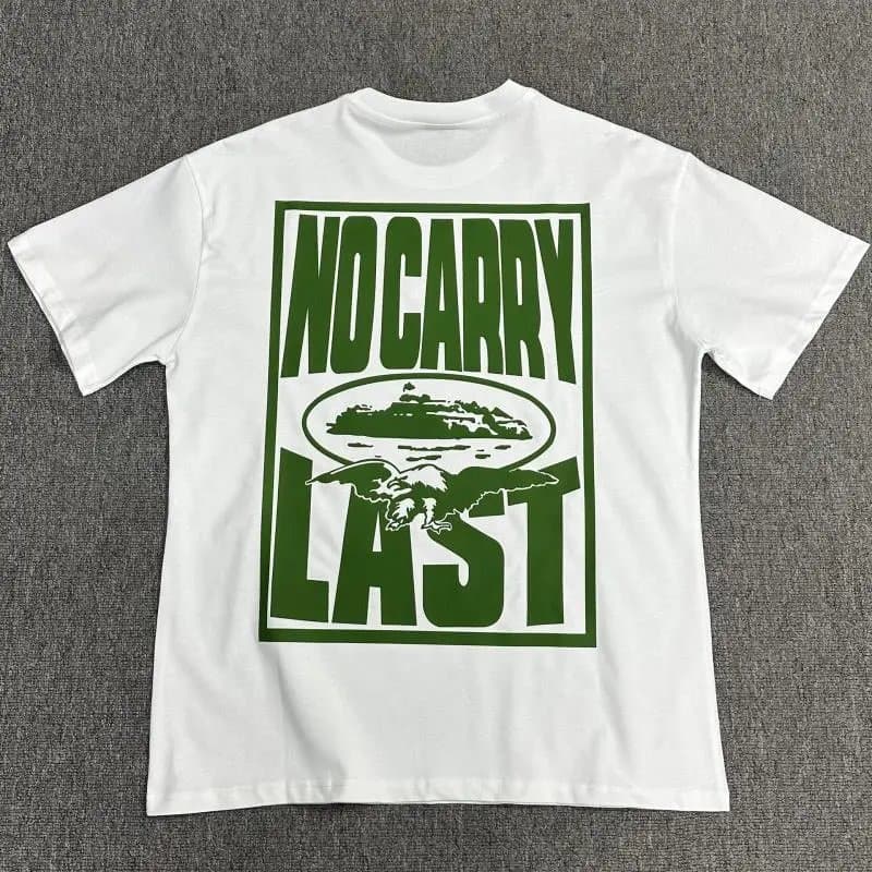 Balenciaga Oval Logo Tee Rustic Ship Print — 3151 白色