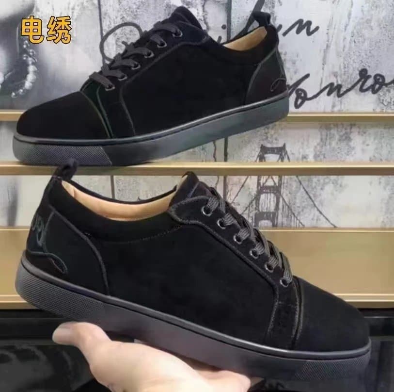 Christian Louboutin Louis Junior Triple Black — 21