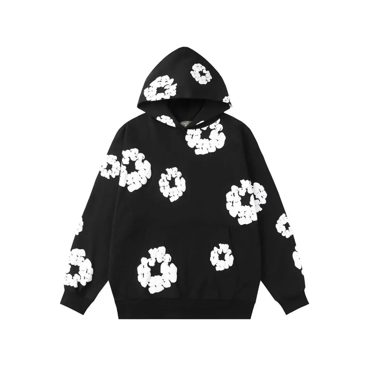 Gallery Dept. Cloud Hoodie 3D Cloud Print — 黑白 卫衣