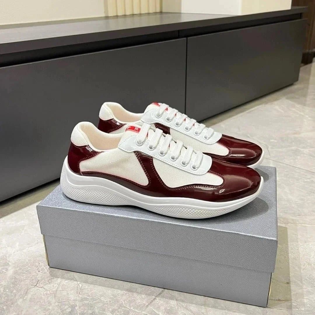Prada Cloudbust Thunder Red White Grey — 040