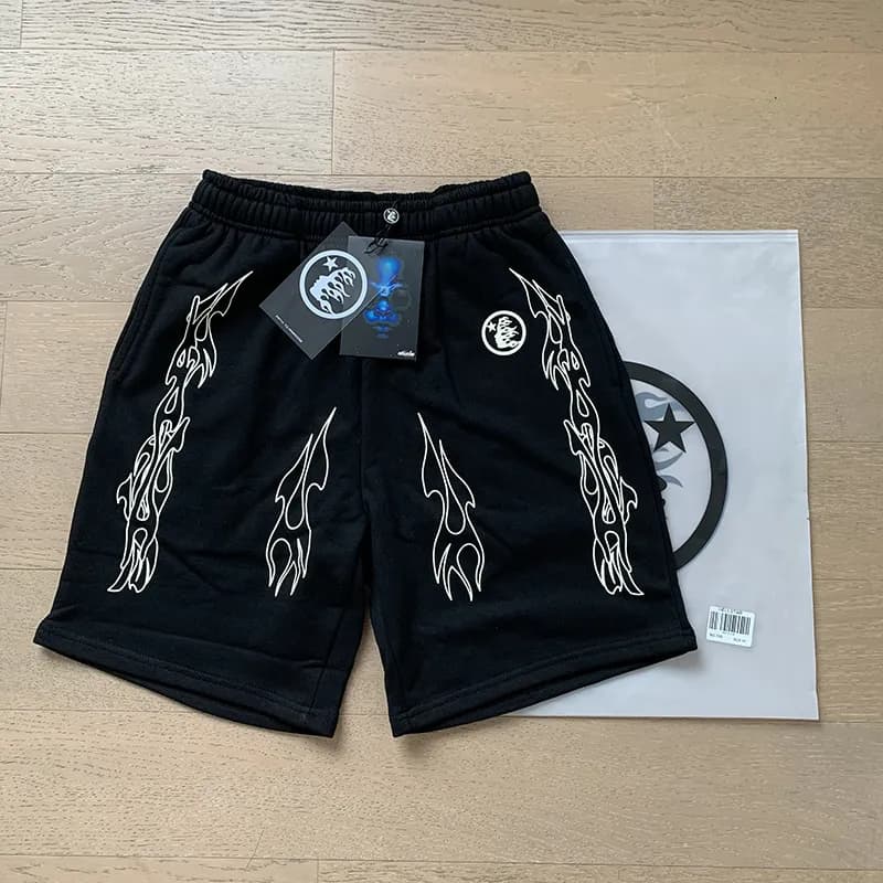 Hellstar Sweatpants Flame Graphic — X81