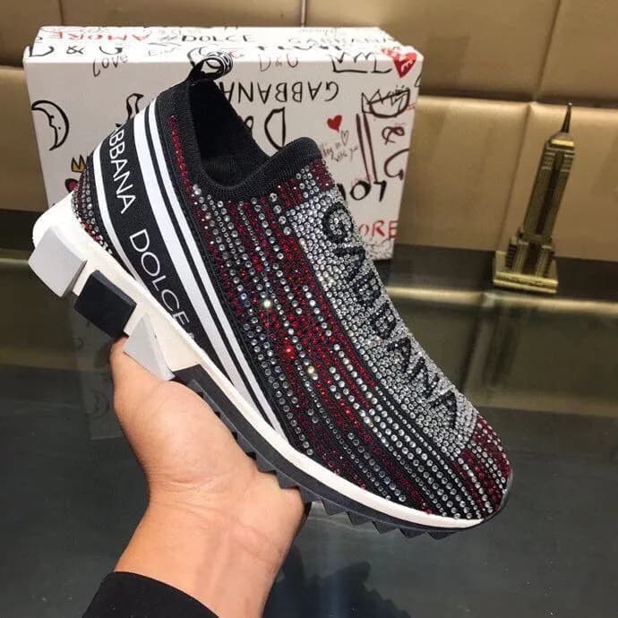 Dolce & Gabbana Speed Trainer Crystal-Embellished