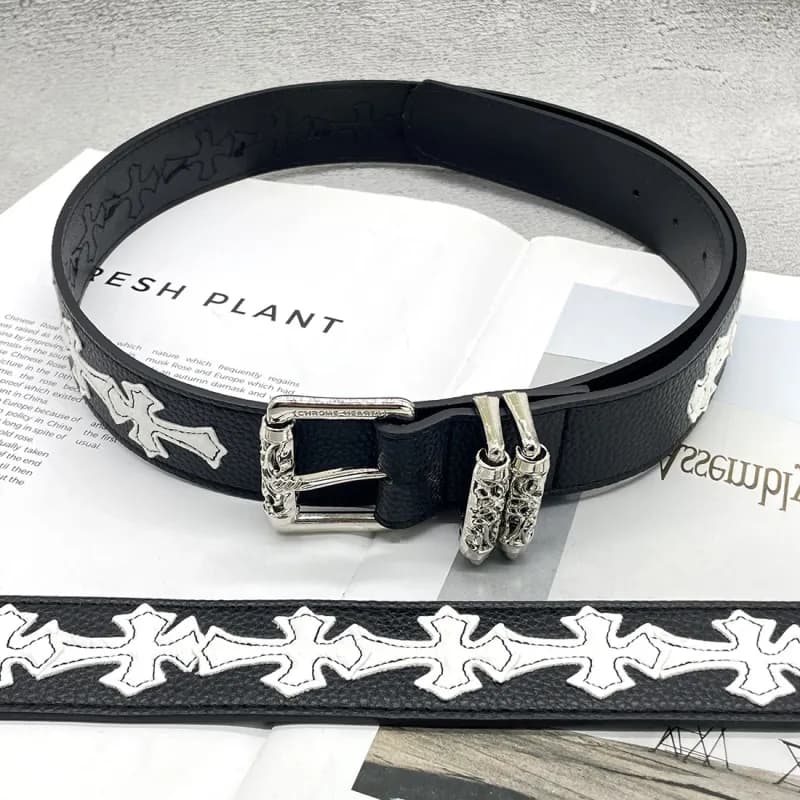 Chrome Hearts Cross Belt Embroidered Cross