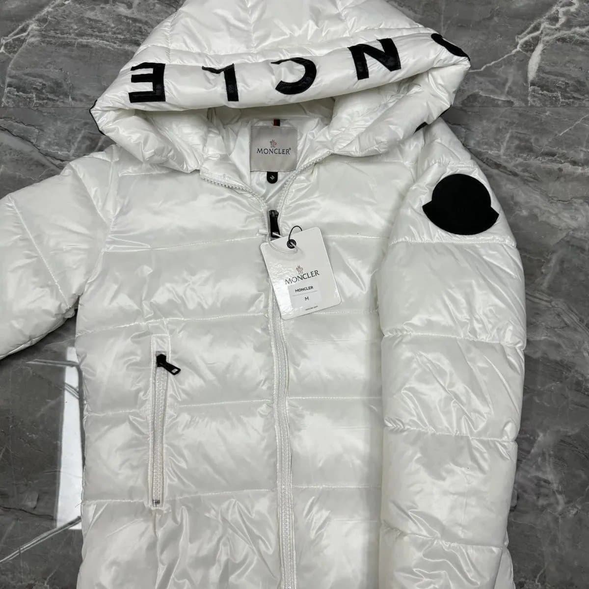 Moncler Puffer Jacket Logo Hood