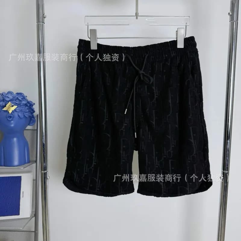 Oblique Print Shorts Dior Oblique — 20d jia cd letter jacquard