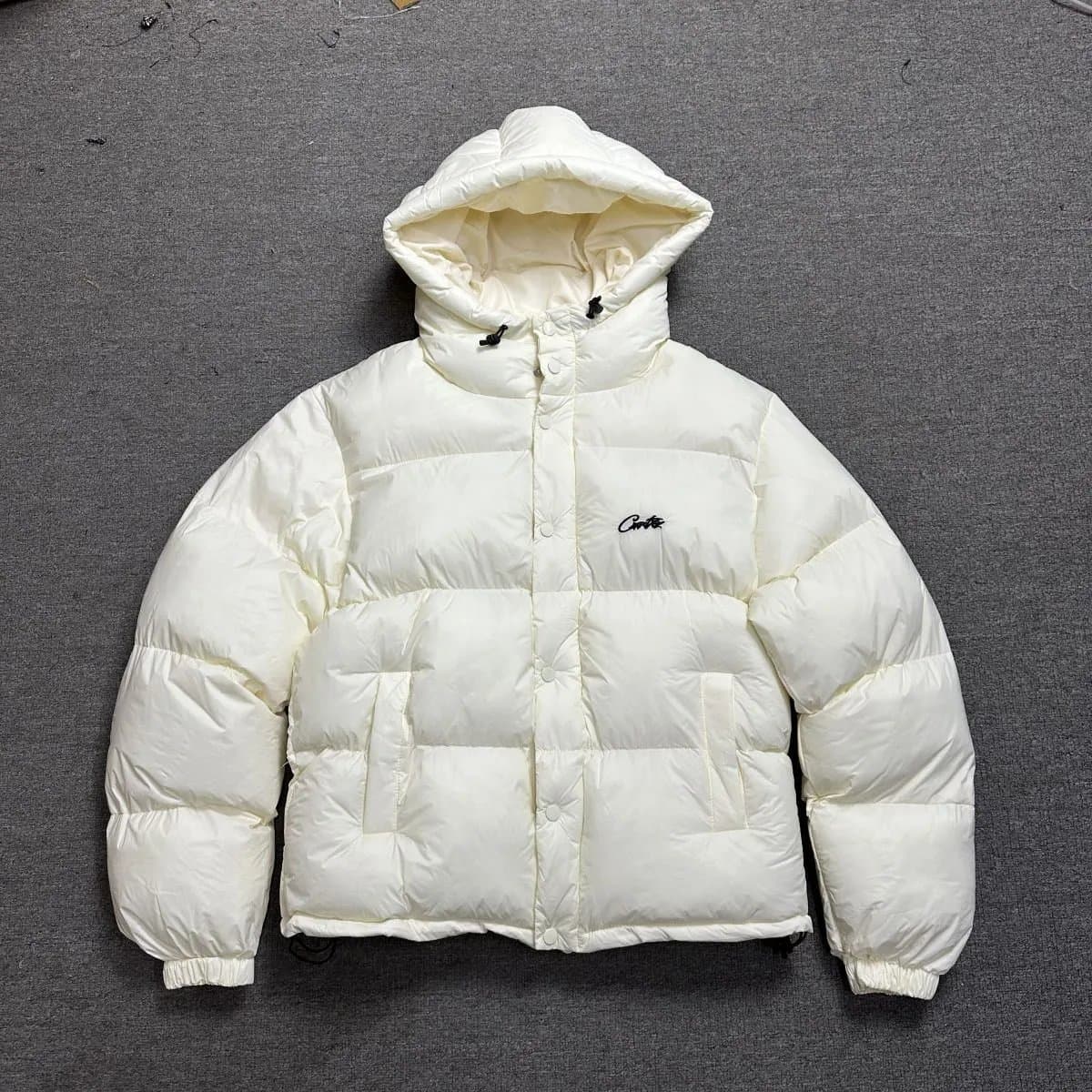Corteiz Puffer Jacket Cream