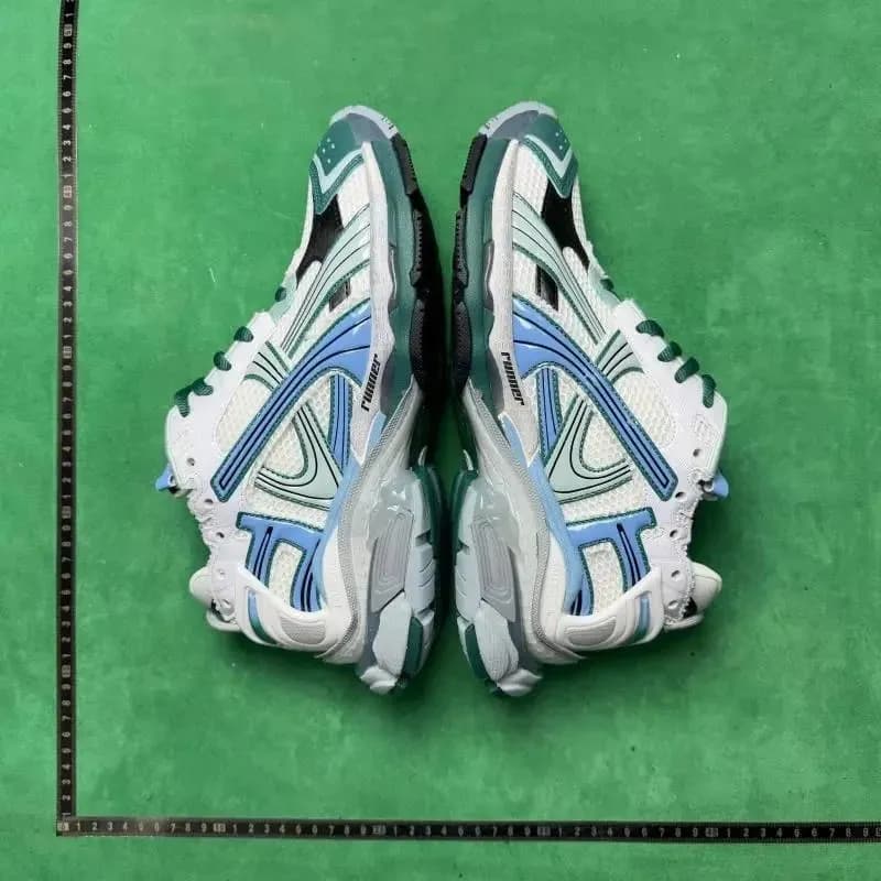 Balenciaga Triple S Beige Mesh — 11号白蓝绿U9034