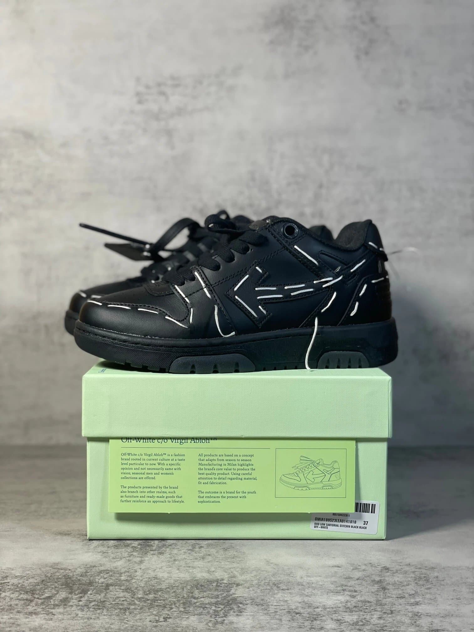 Off-White Diagonal Arrow Sneaker White Pink — 黑色白线 41010