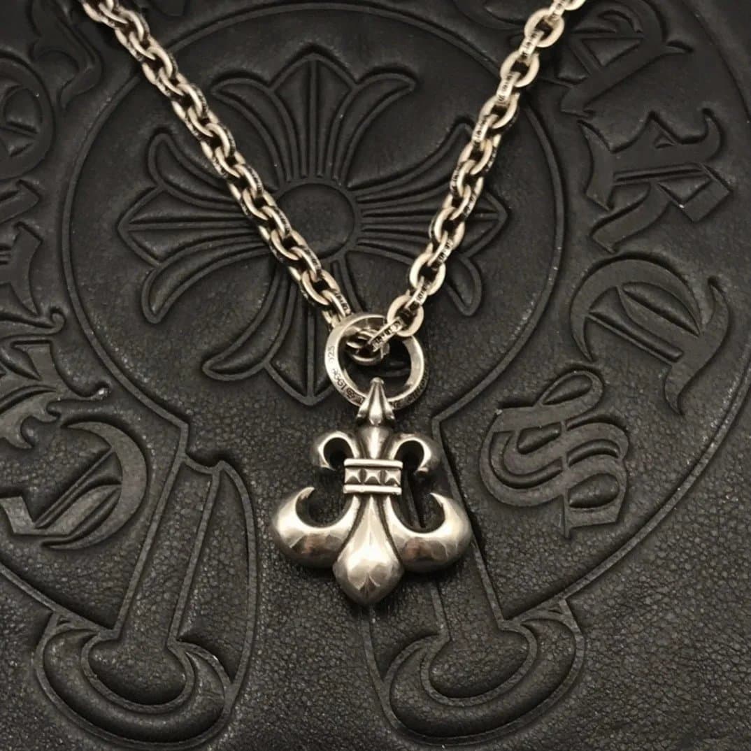 Chrome Hearts Fleur de Lis Pendant Sterling Silver