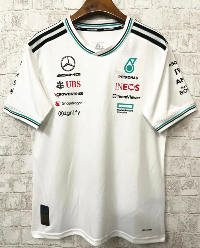 Tudor Polo Shirt Racing Sponsor Edition — 2025Mercedes t-shirt 宾士白