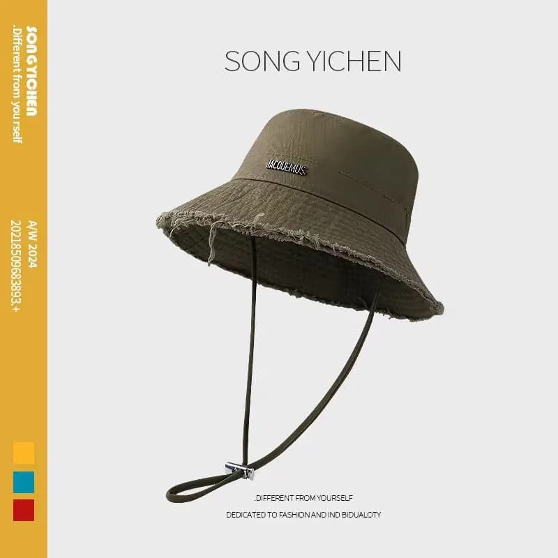 Jacquemus Bucket Hat Frayed Edge