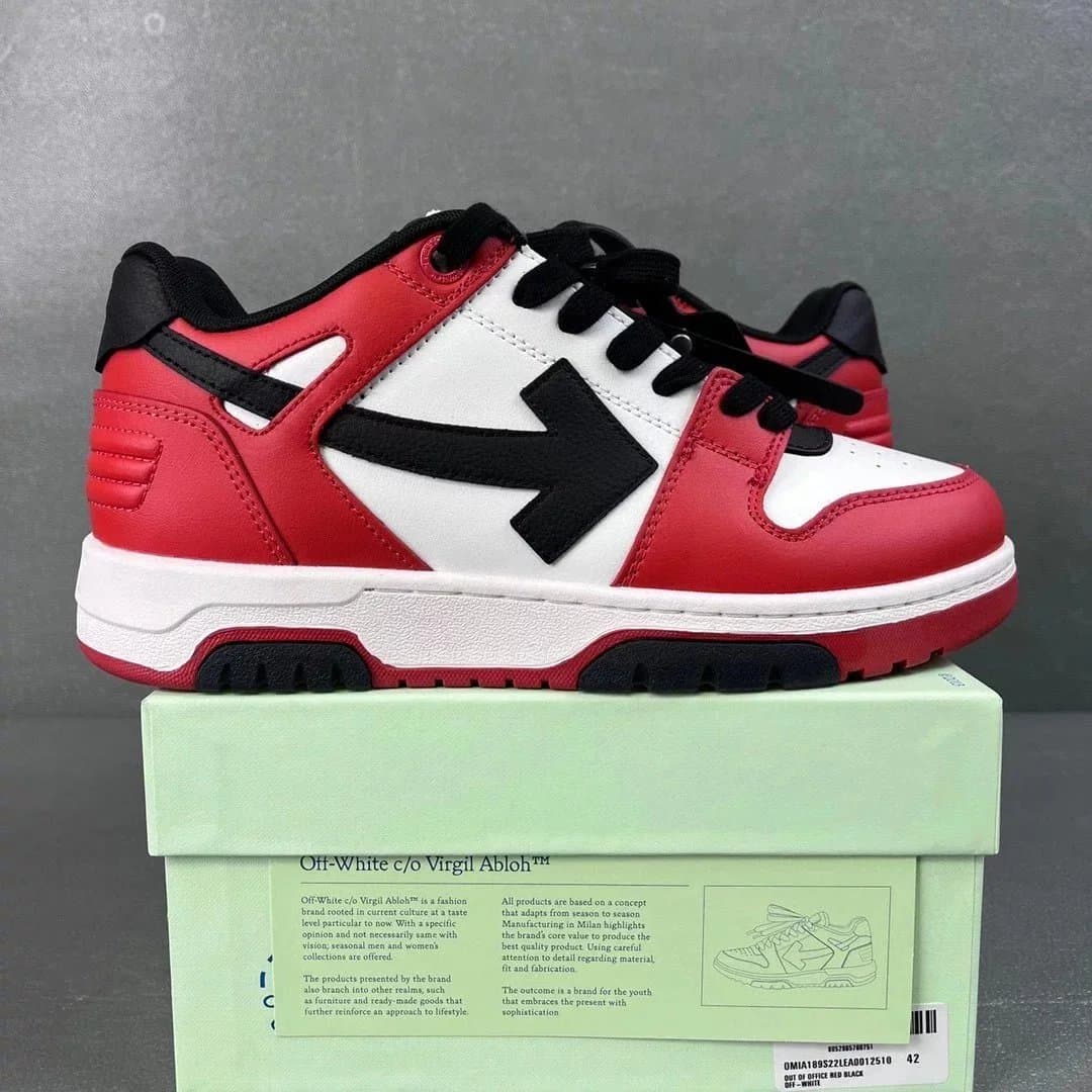 Off-White Diagonal Arrow Sneaker White Pink — 白红黑 12510