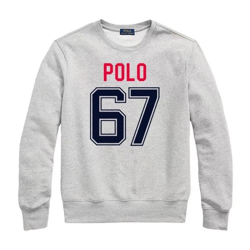 Polo Ralph Lauren Polo Bear Crewneck Sweatshirt Heather Grey — L017灰