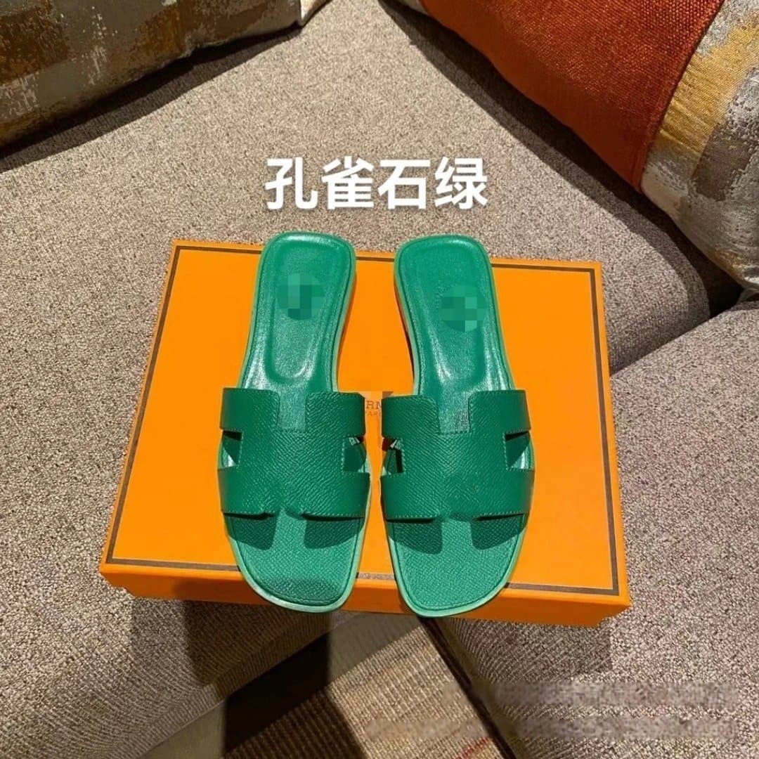 Hermès Oran Slide All White — 23