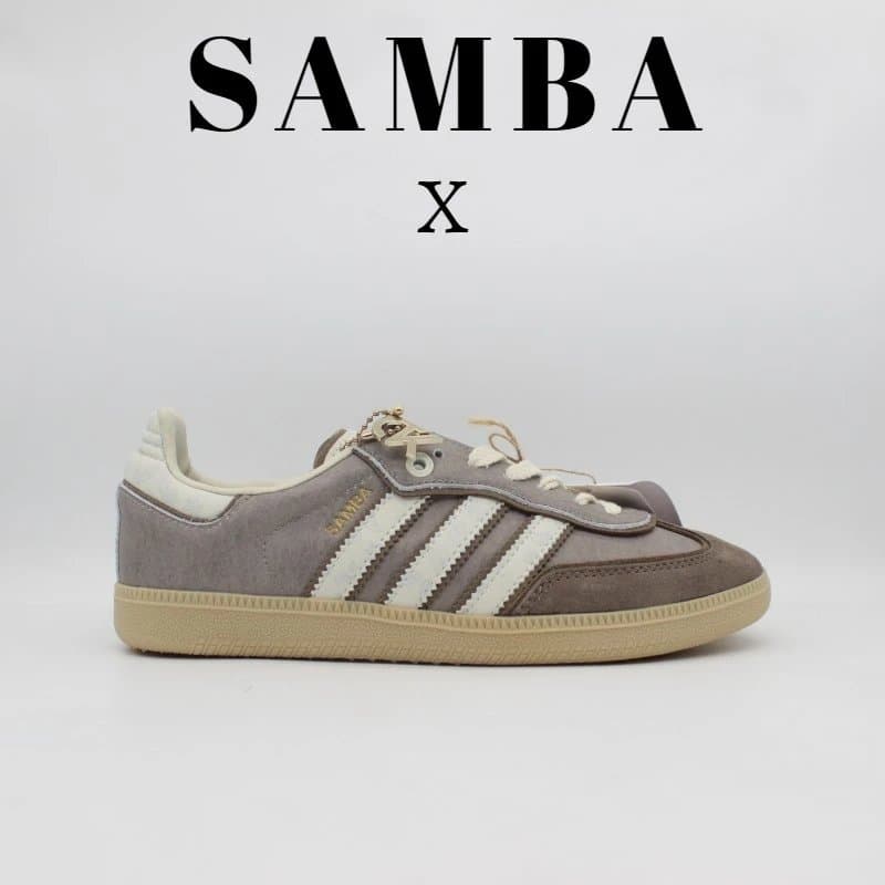 Adidas Samba Grey Suede