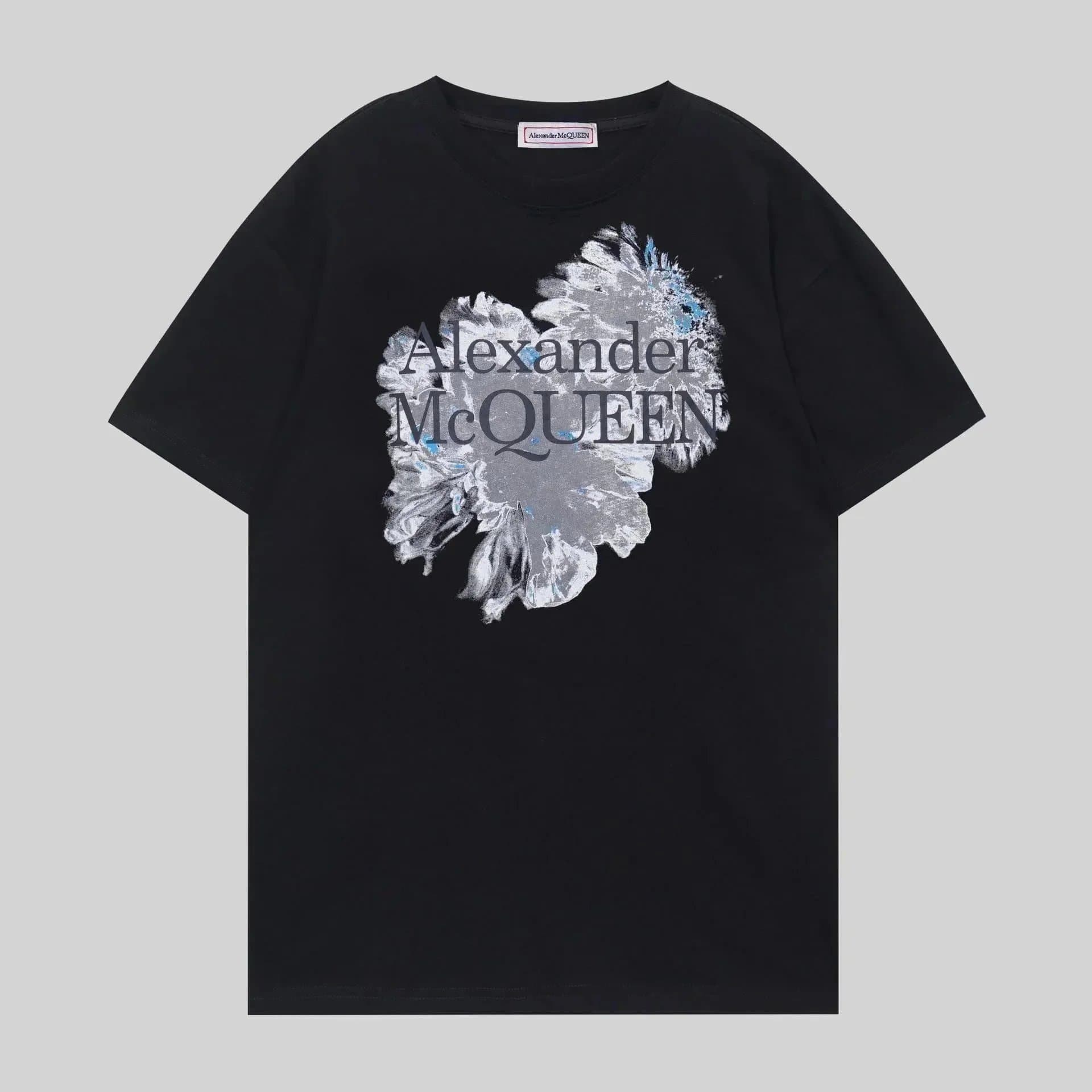 Alexander McQueen Skull Graphic Tee Arch Logo — G1161黑