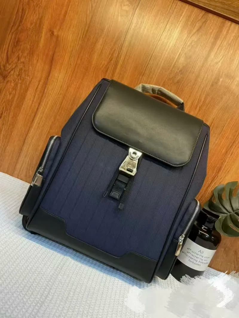 C.P. Company Goggle Backpack Navy with Black Trim