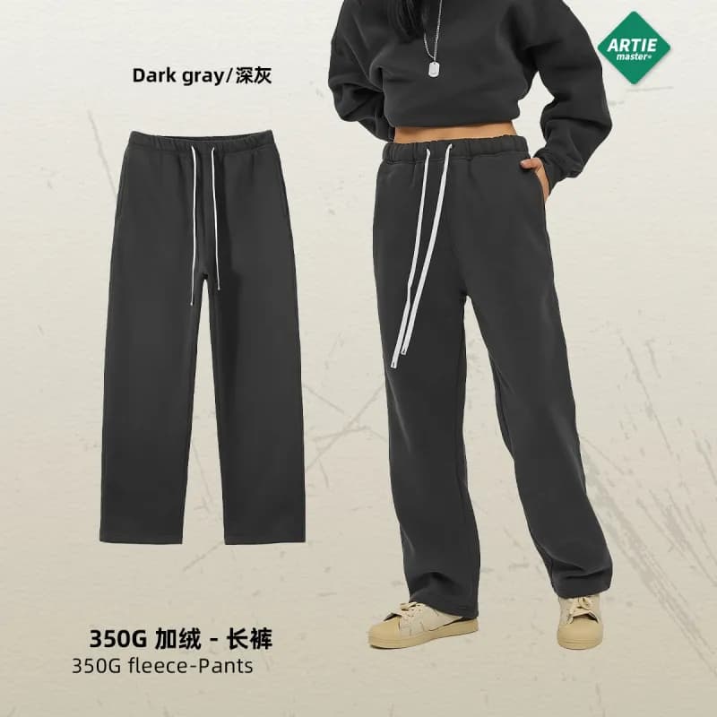 350G Fleece Pants Dark Gray