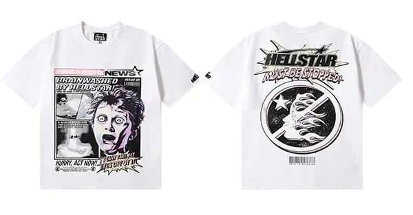 Hellstar Graphic Tee Flame Logo — 9