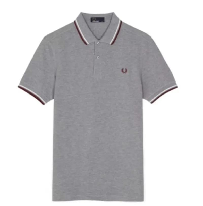 Polo Shirt Madder Red Tipped