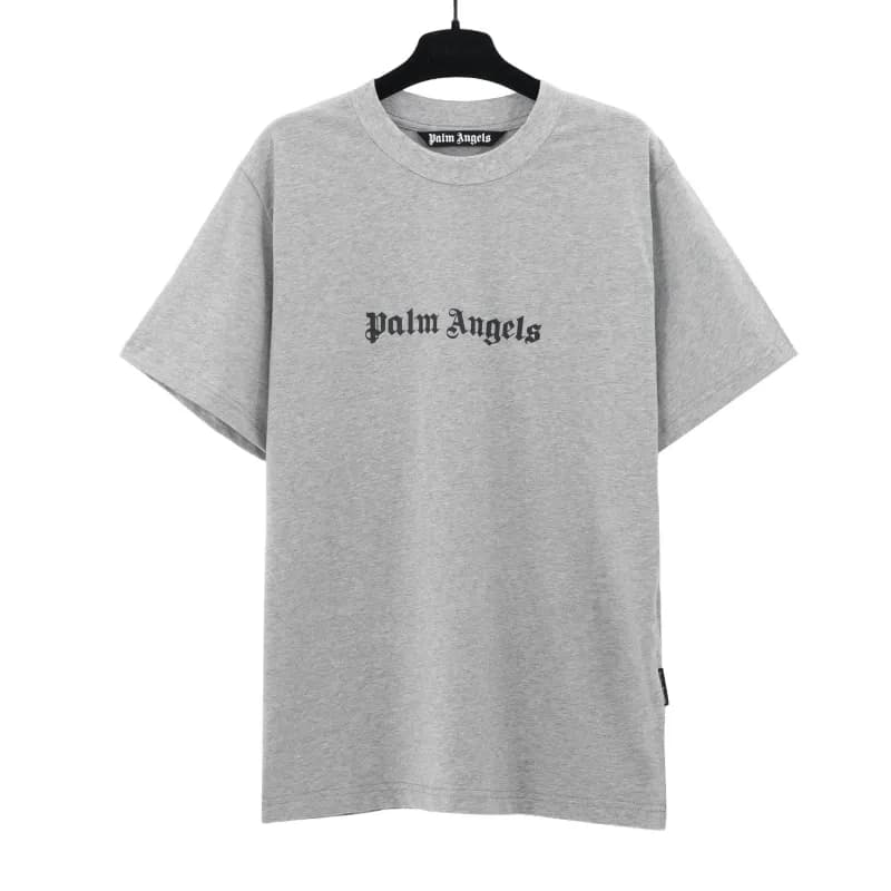 Palm Angels Logo Tee Gothic Print