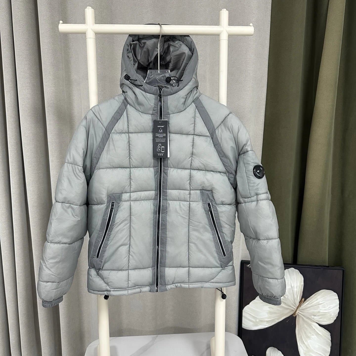 C.P. Company Goggle Jacket Quilted Hooded Puffer