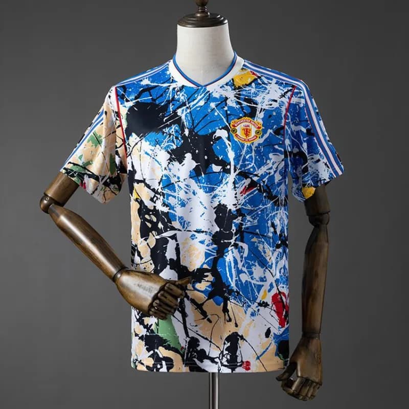 Adidas Manchester United Jersey Paint Splatter