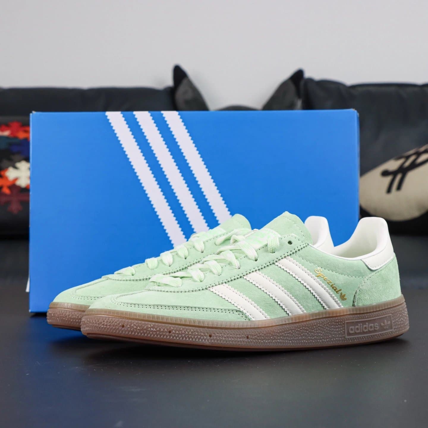 Adidas Samba Metallic Silver — TOP版本 · 桑巴 薄荷绿 KI5932