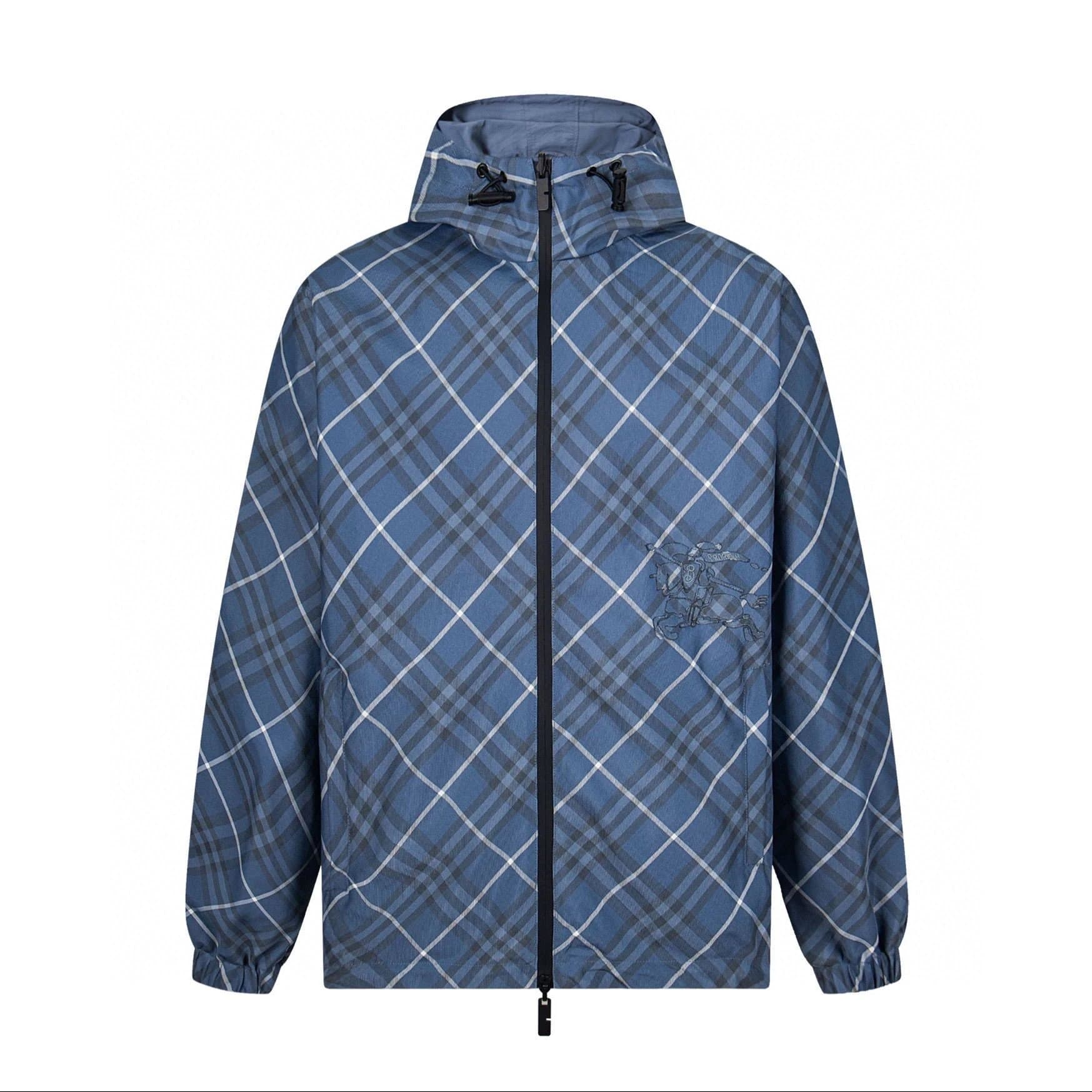 Burberry Check Print Hooded Jacket Classic Tartan