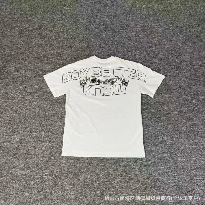 Sp5der Short-Sleeve Tee Embroidered Logo — 791白色