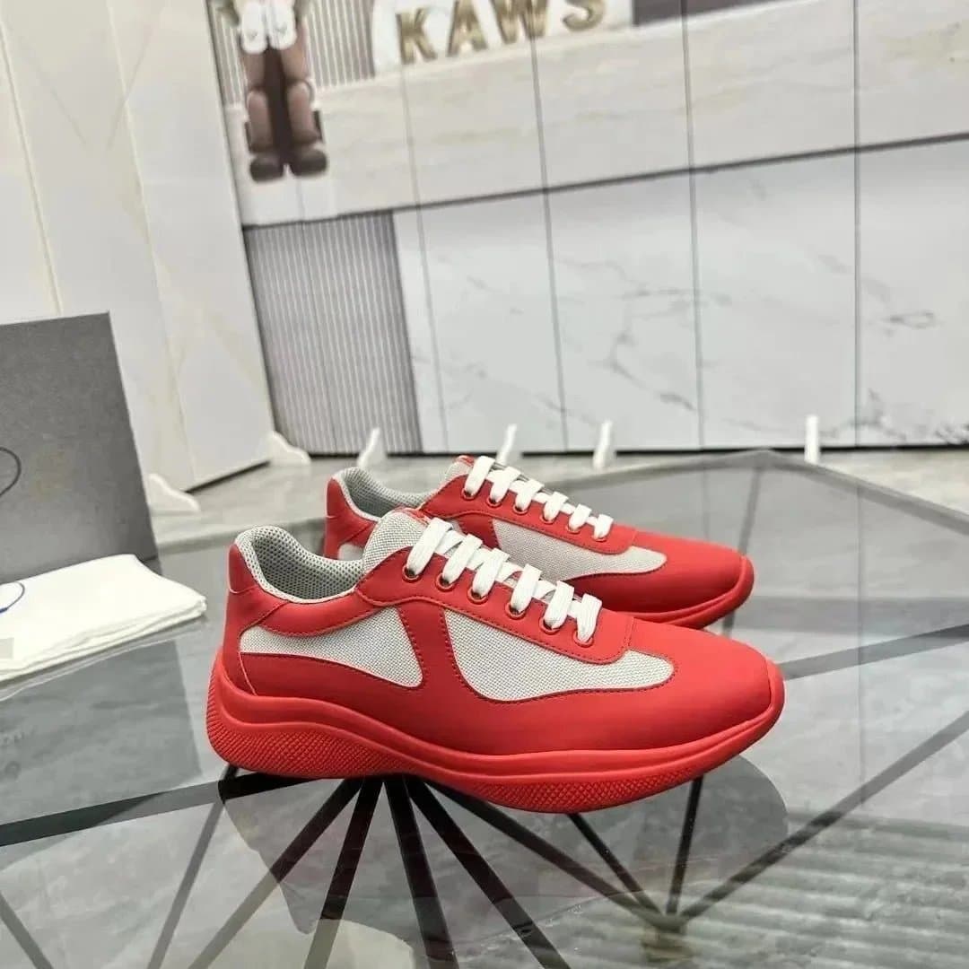 Prada Linea Rossa Sneaker Red and Grey