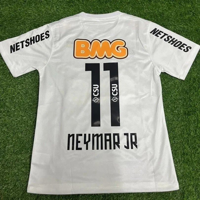 Nike Neymar Jr Jersey BMG Edition — 橙色广告桑托斯主场（11号）