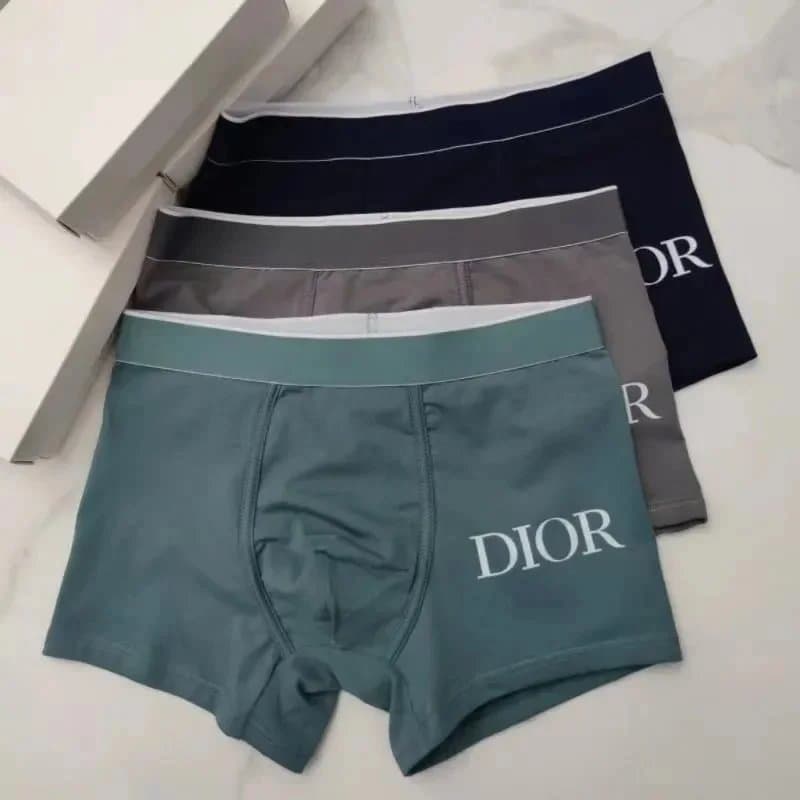 Dior Boxer Brief Spider Logo — 1（深蓝+深灰+绿色）