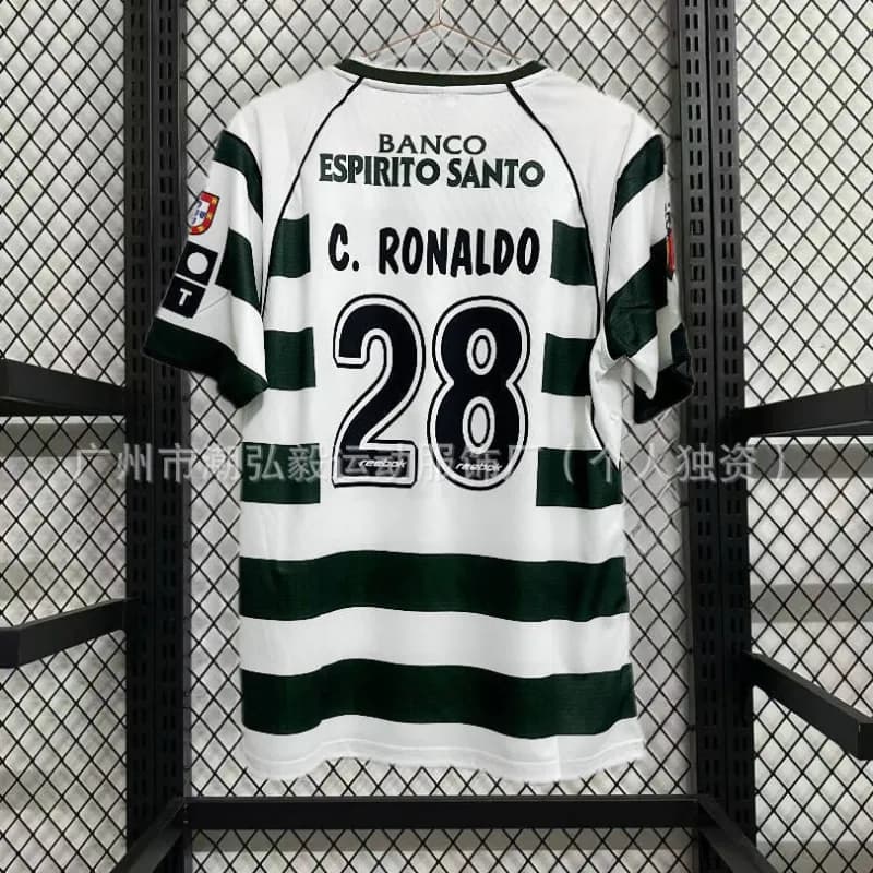 Reebok Soccer Jersey Sporting CP C. Ronaldo #28