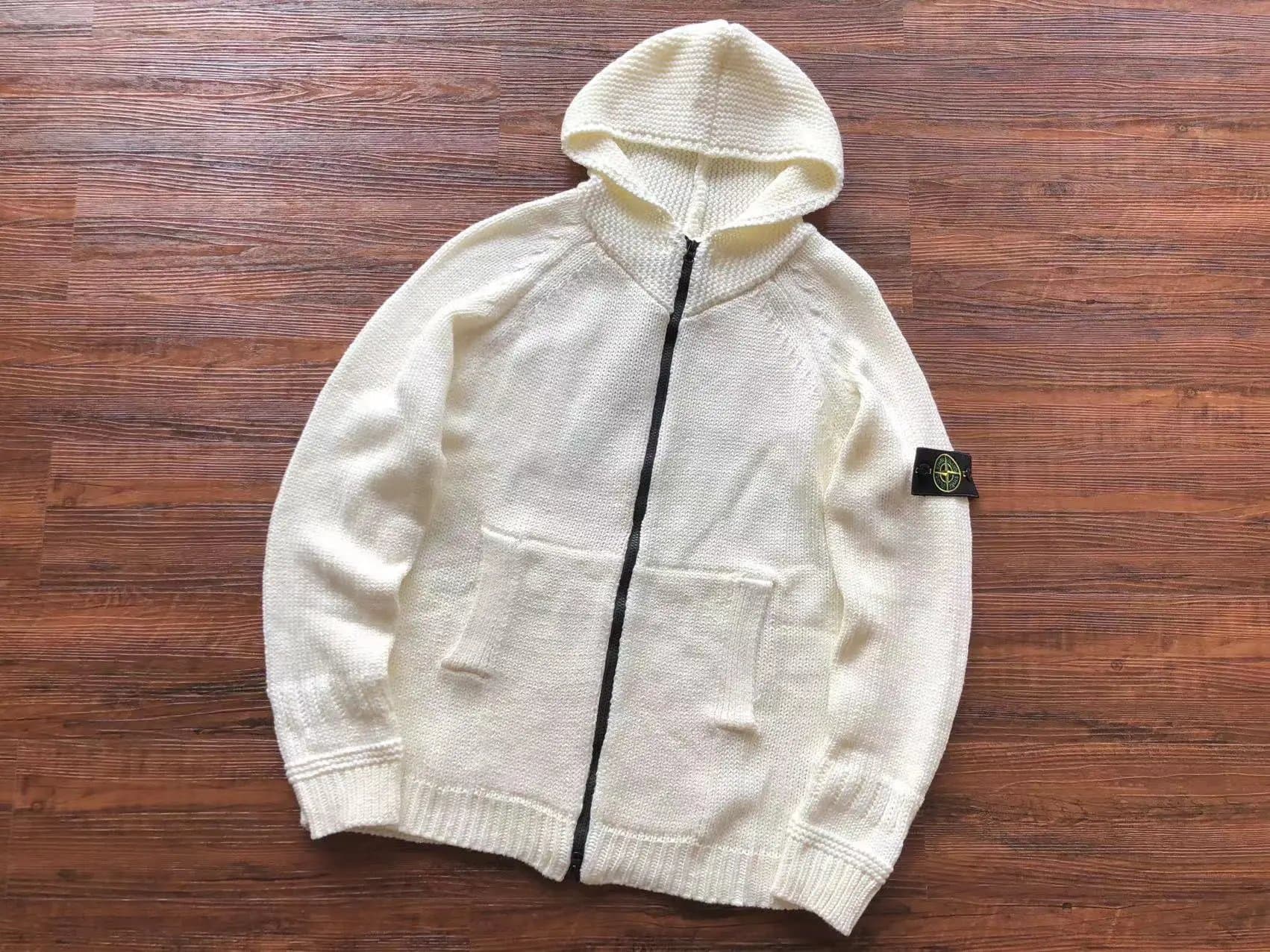 Stone Island Hooded Sweatshirt Solid — 15