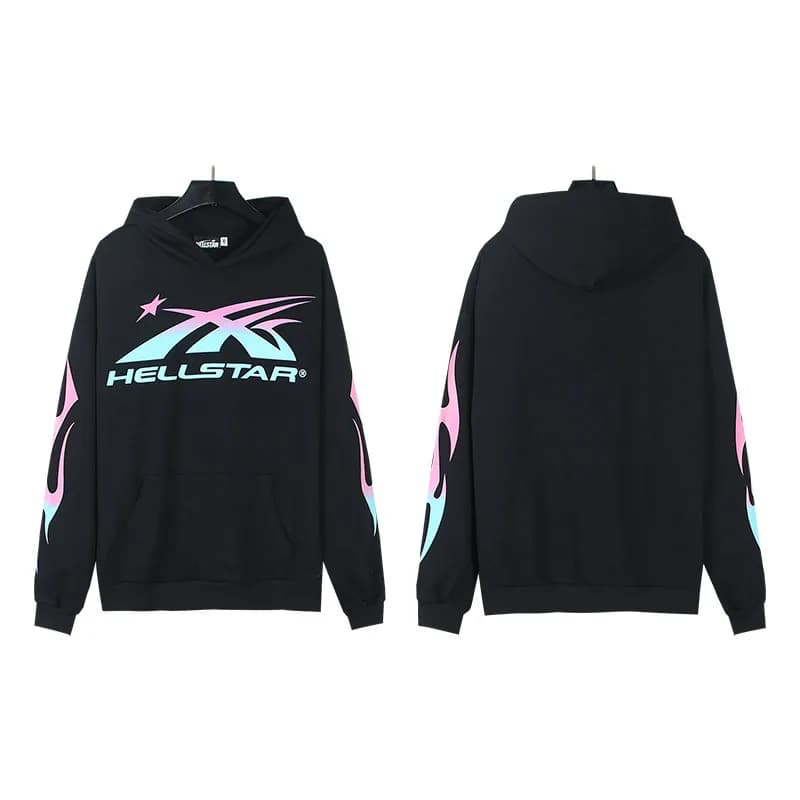 Hellstar Hoodie Flame Graphic