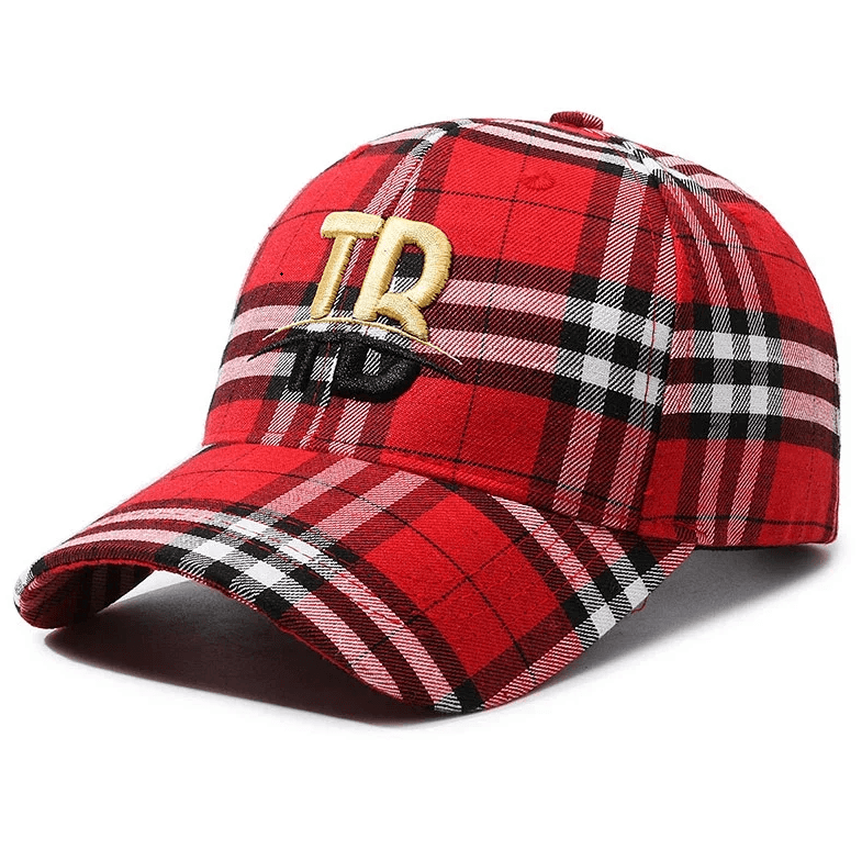 Travis Scott Baseball Cap Plaid