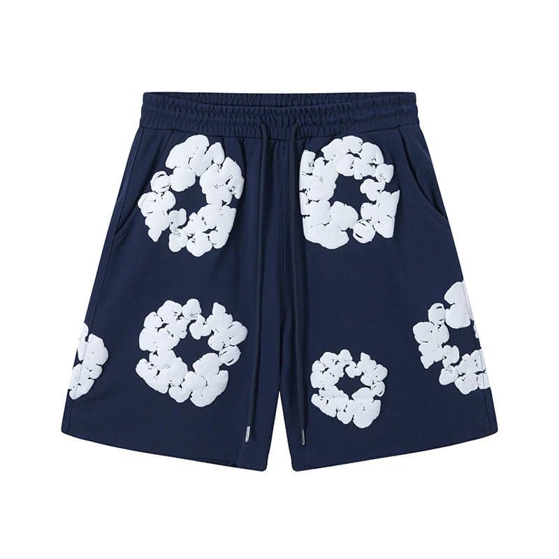 Balenciaga Printed Shorts Floral Circle Print