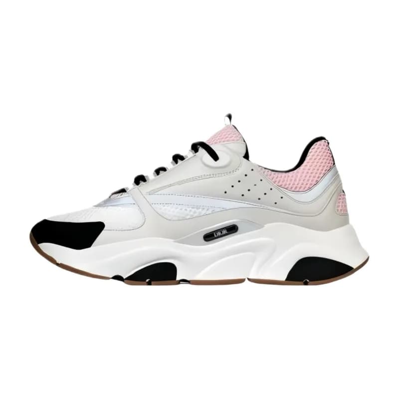 Dior Running Sneaker Grey White Mesh — 步捷B22白灰粉