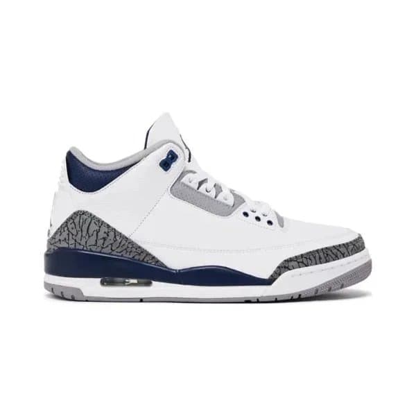 Air Jordan 3 True Red — 36-47.5 (Message Remarks Size) · MidnightNavy