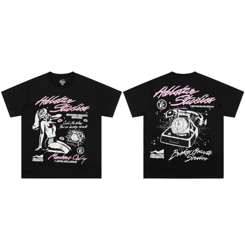 Hellstar Ribcage Tee Skeleton Print — ss3103